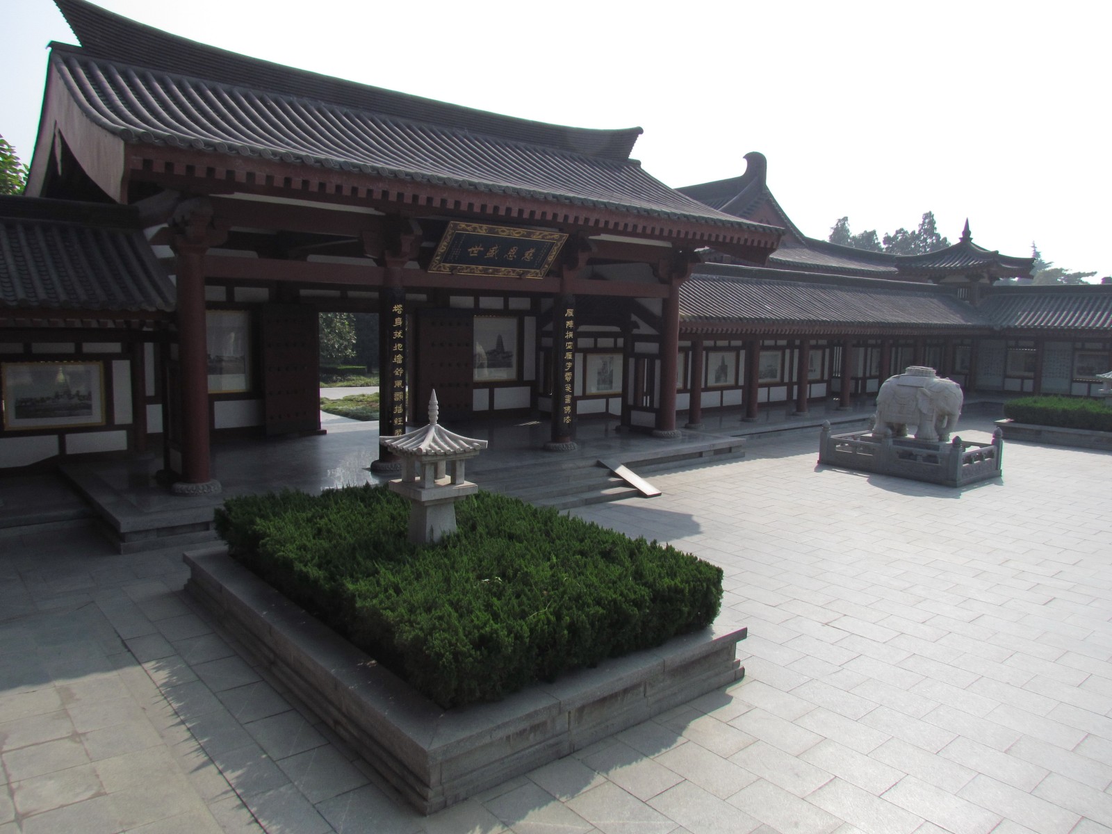 Xi'an - Near Giant Wild Goose pagoda - Buddhist museum