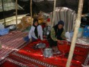 Shiraz to Yazd - Inside nomad tent
