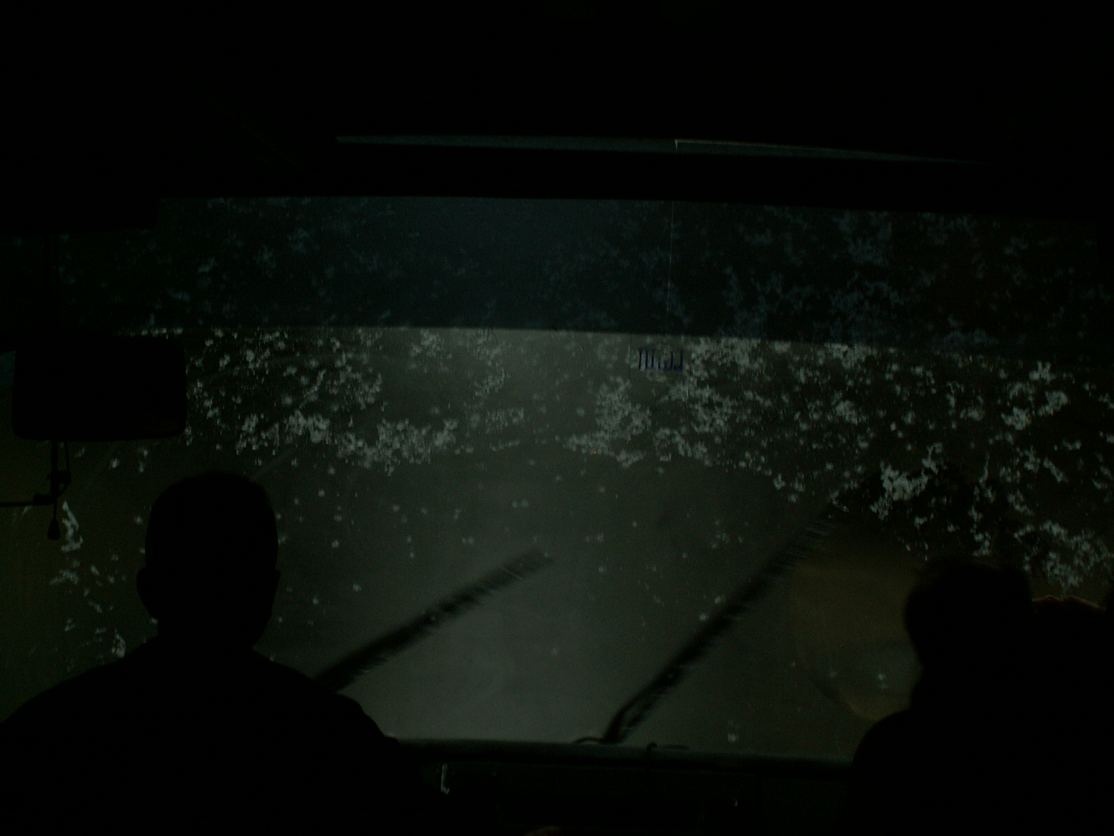 Snowing in the storm