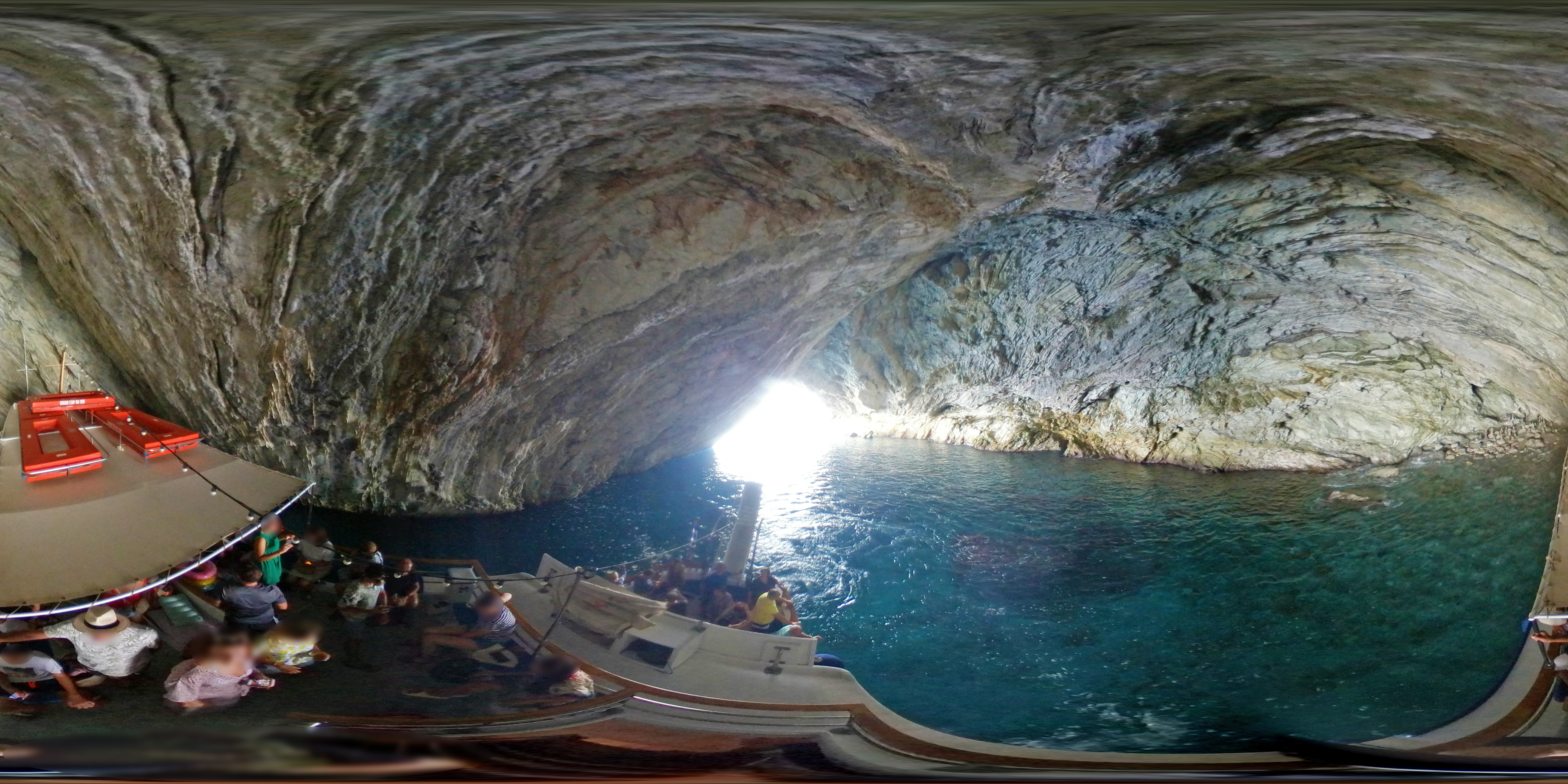 Meganisi island - Papanikolis Cave - 360 panorama
