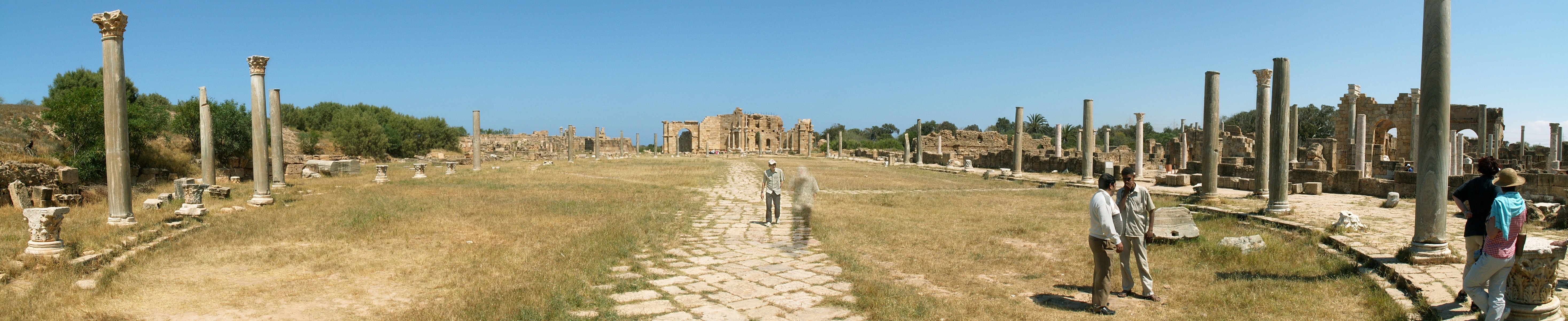 Leptis Magna - Hadrianic Baths - Palaestra
