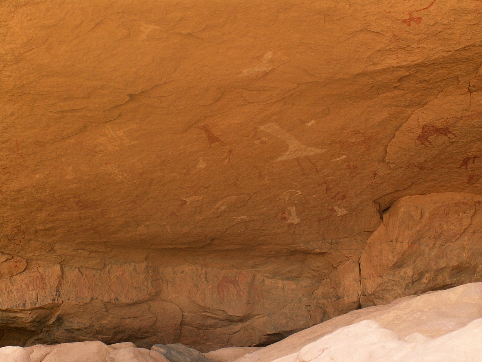 Jebel Acacus - Painting of wedding scenes