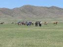 Near Erdenesant - Naadam festival