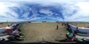 Near Erdenesant - Naadam festival - Wrestling - 360 panorama
