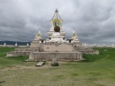 Kharkhorin - Erdene Zuu monastery - Golden stupa