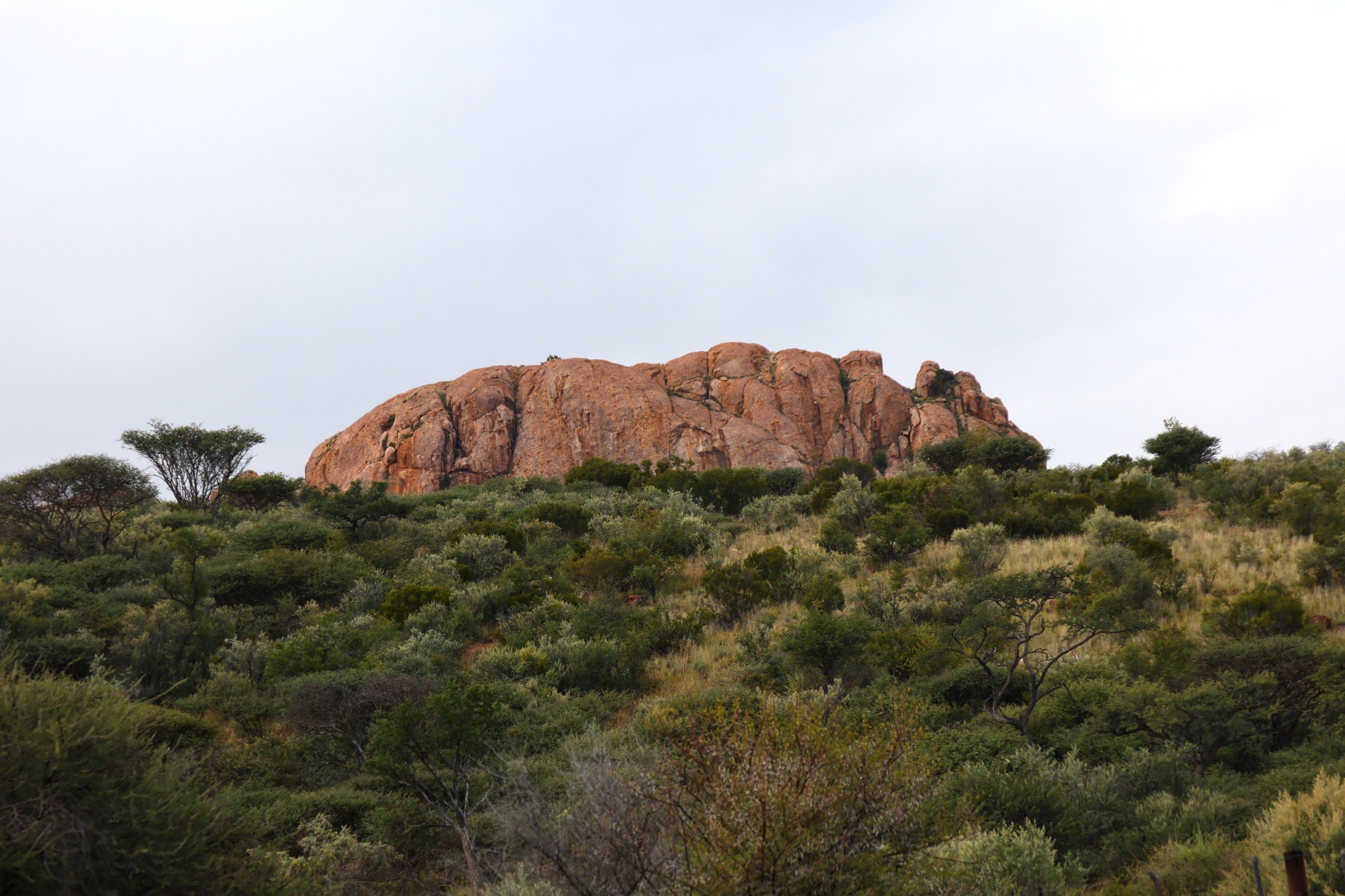 Between Windhoek and Rehoboth - Rock formations