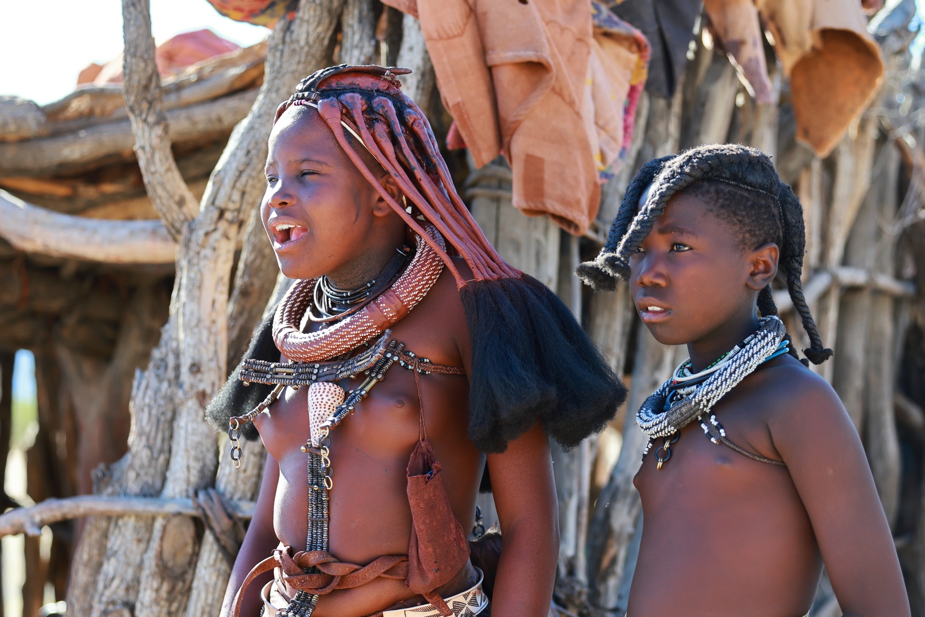 Opuwo - Himba village - Children