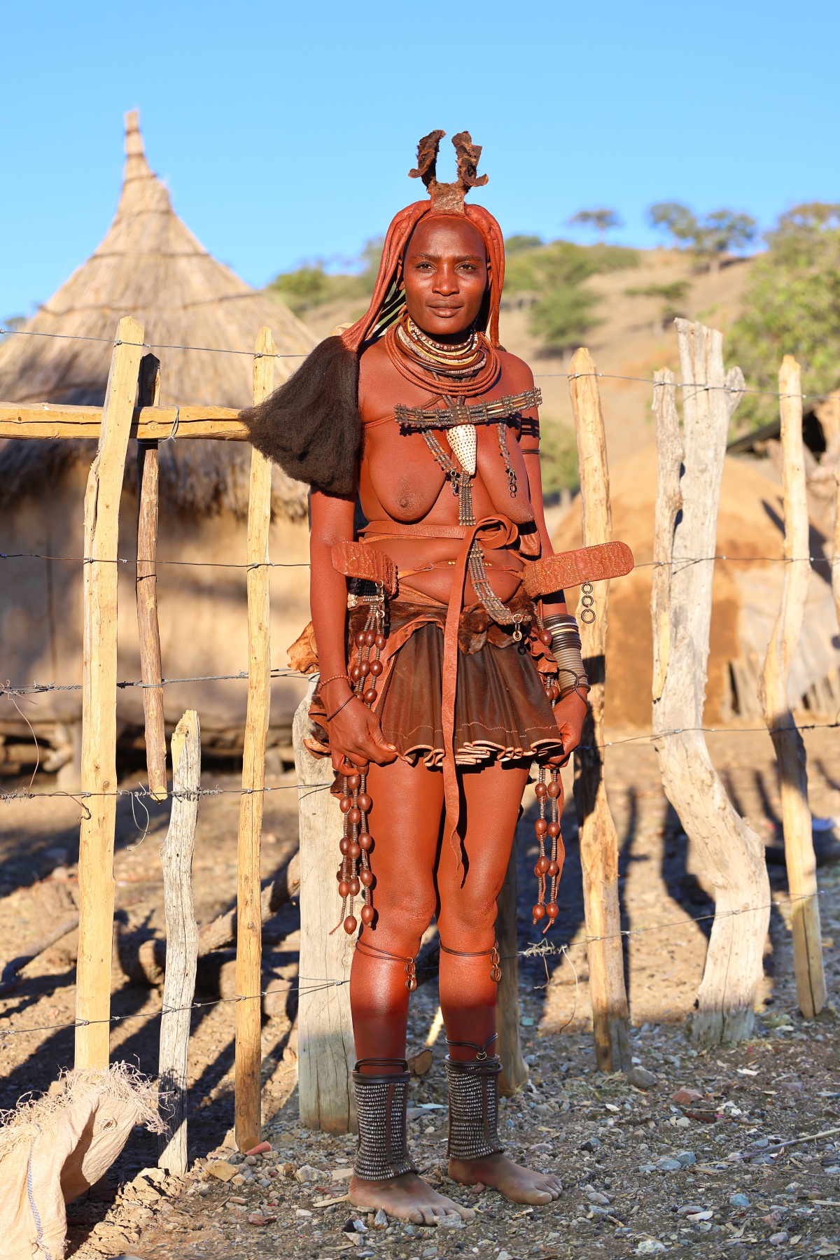Opuwo - Himba village - Woman
