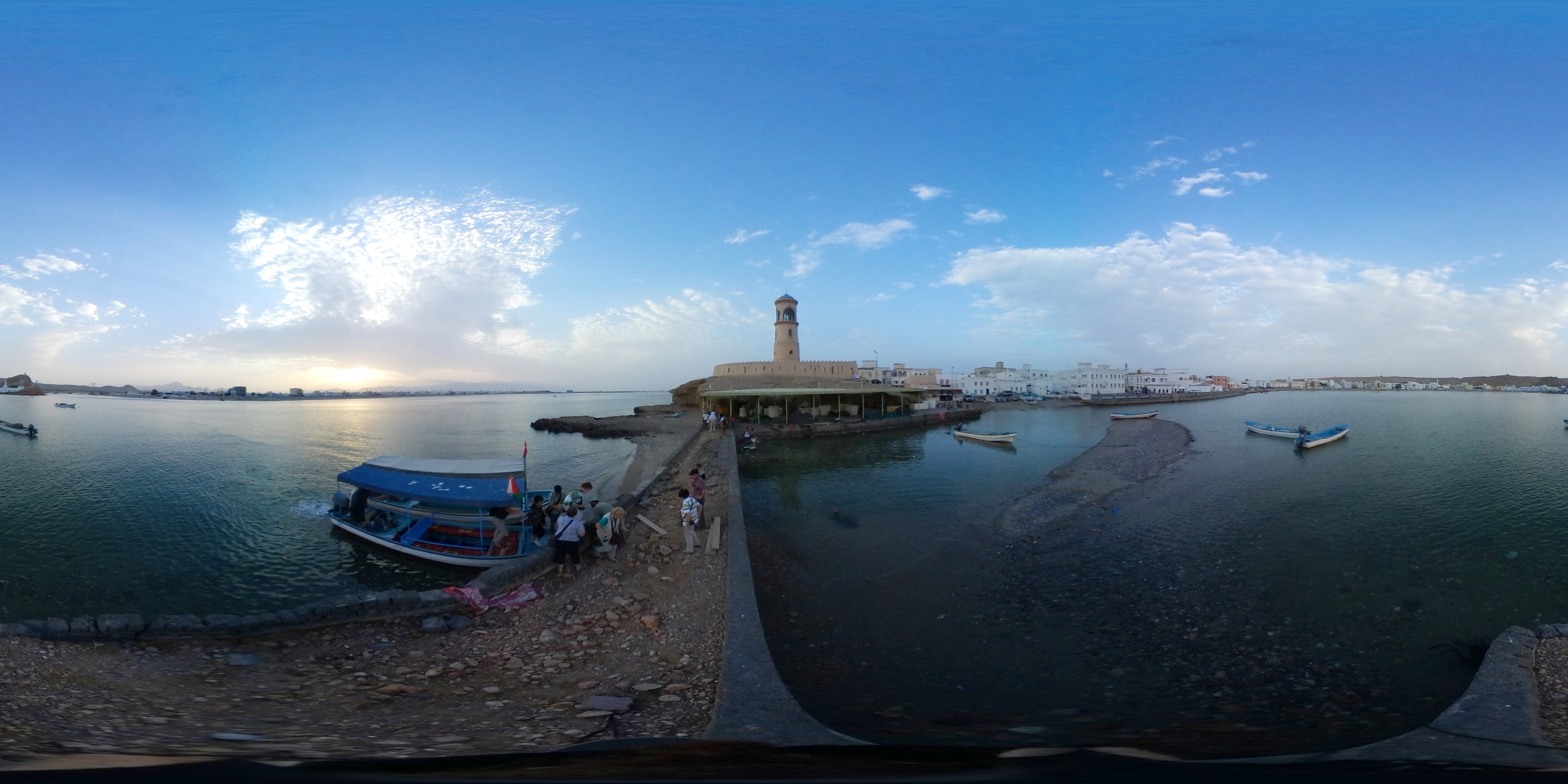 Sur - Al Ayjah lighthouse - 360° panorama