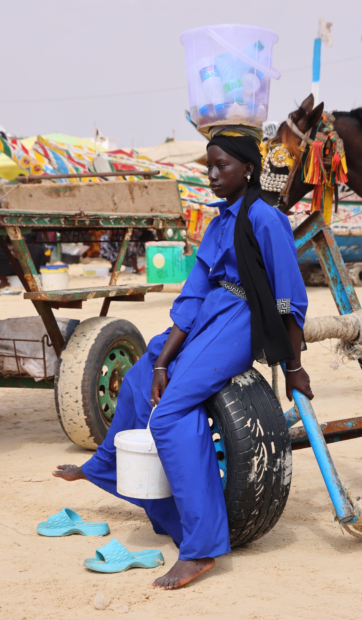 Kayar - Fishing village - Water seller