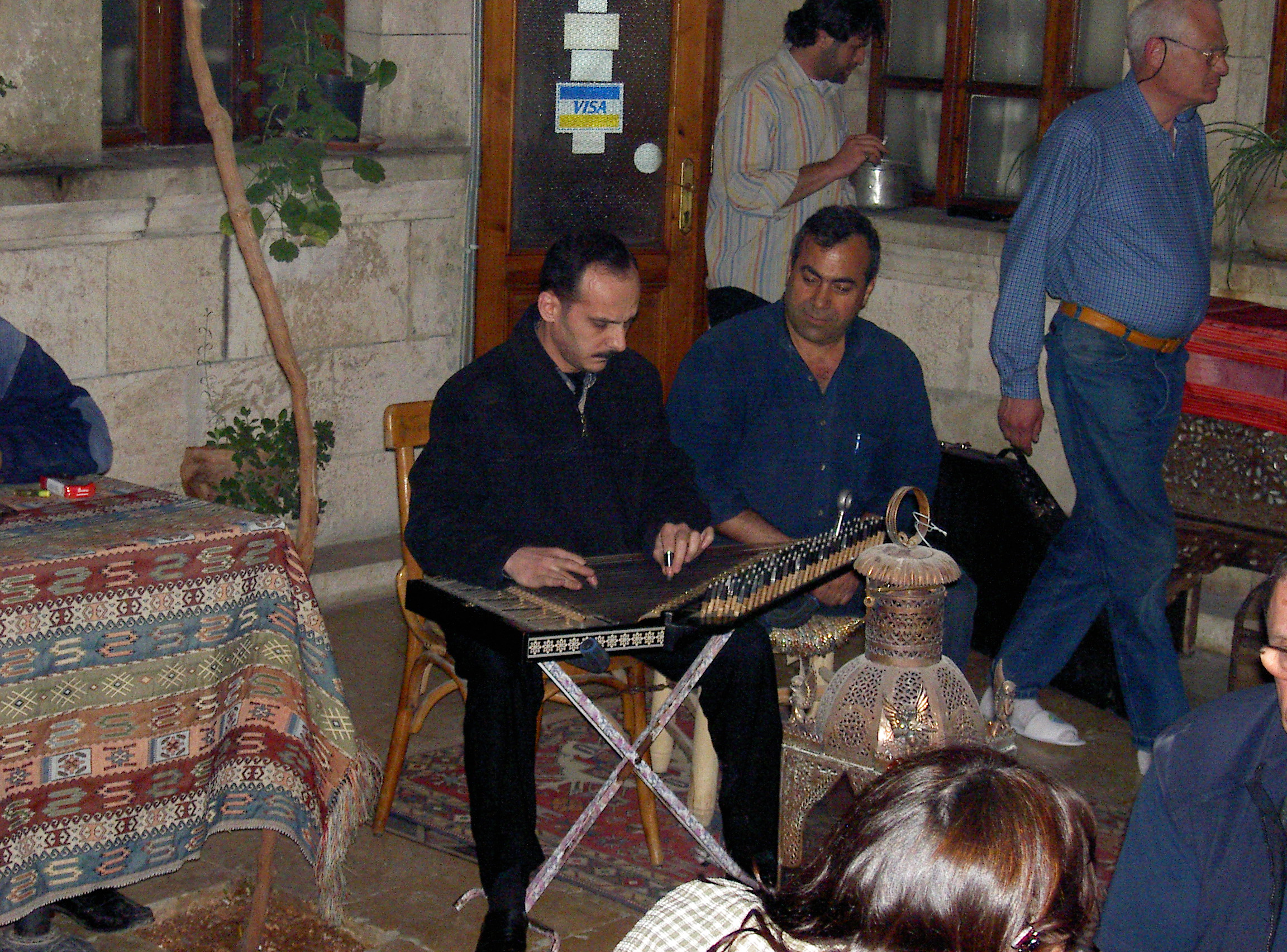 Aleppo - Playing on Qanun