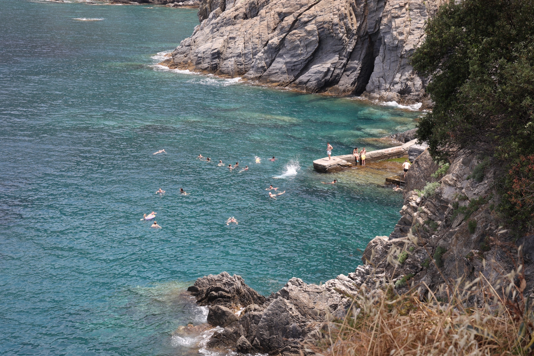 Manarola - Swimming area