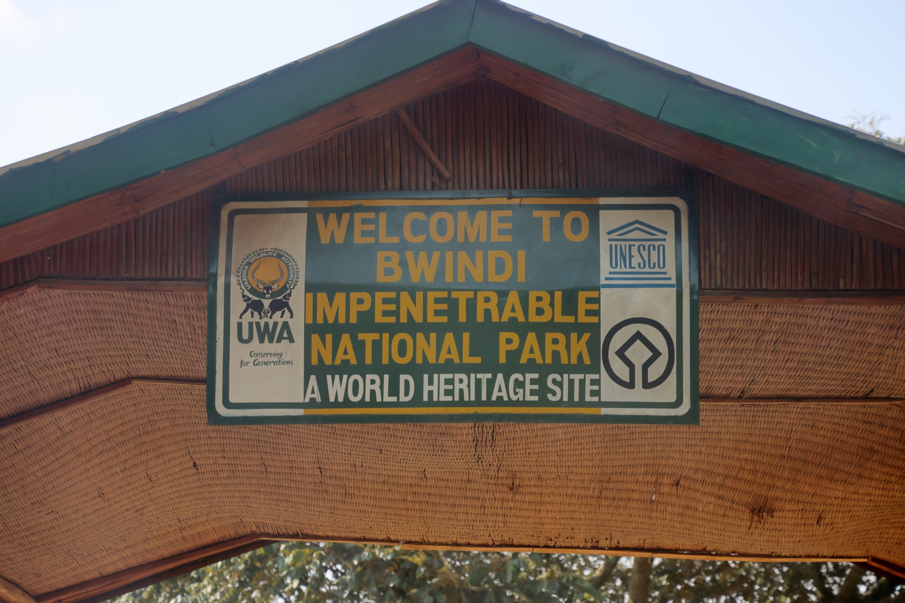 Uganda - Bwindi Impenetrable Forest entrance