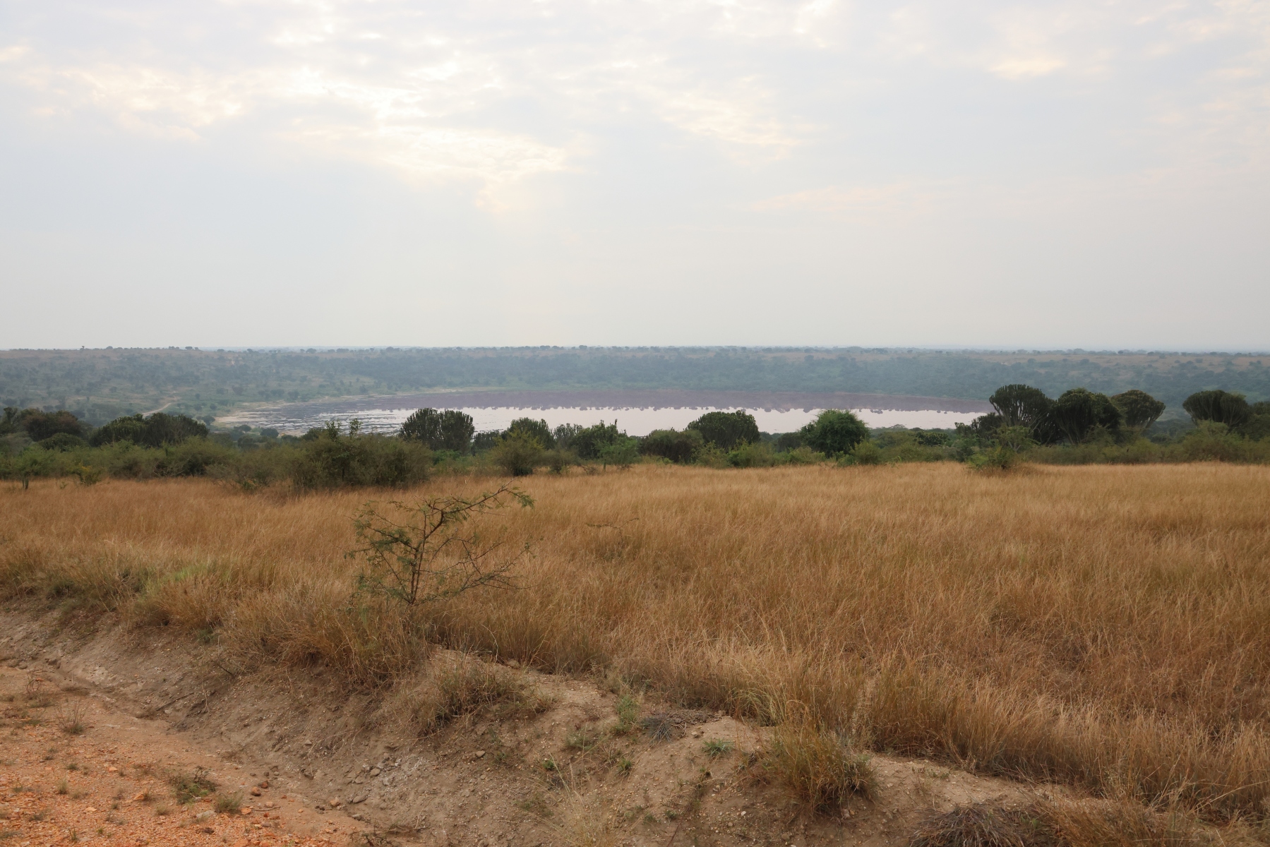 Uganda - Queen Elizabeth National Park - Salt lake Bunyampaka